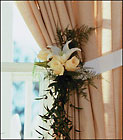 Wedding Ceremony Curtain Cluster Flowers