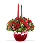 Teleflora's Ruby Glass Bouquet 