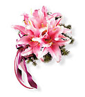 Oriental Lilies Clutch Bouquet