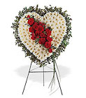 Standing Sympathy Tribute Heart