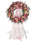 Respectful Pink Wreath