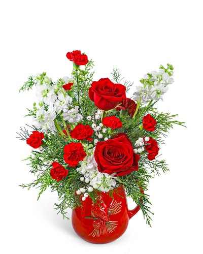 Scarlet Flight Pitcher from Richardson's Flowers in Medford, NJ