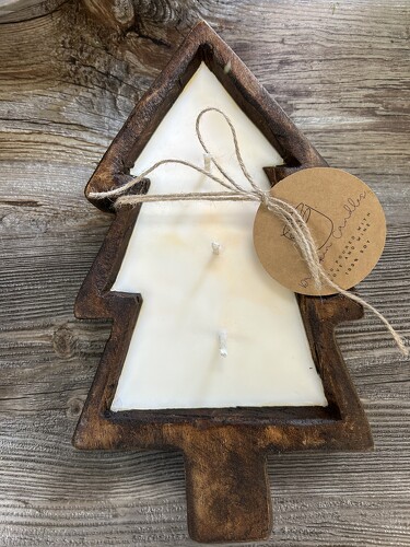 CHRISTMAS DOUGHBOWL CANDLE FRASER FIR from Richardson's Flowers in Medford, NJ