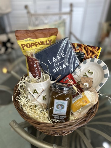 Lake Life Gift Basket from Richardson's Flowers in Medford, NJ