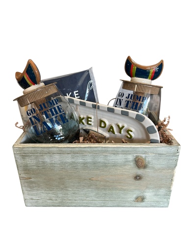 Lake Wine Box from Richardson's Flowers in Medford, NJ