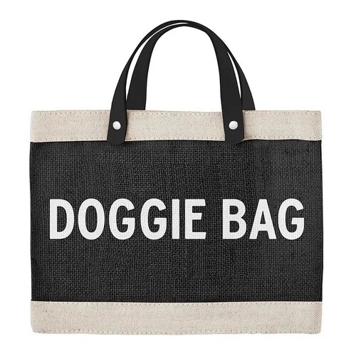 Black Mini Market Tote - Doggie Bag from Richardson's Flowers in Medford, NJ