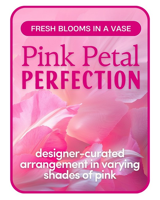 Pink Petal Perfection-Designer's Choice from Richardson's Flowers in Medford, NJ