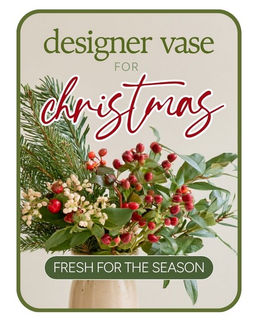 Designer's Choice Christmas Blooms from Richardson's Flowers in Medford, NJ