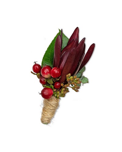 Organic Boutonniere from Richardson's Flowers in Medford, NJ