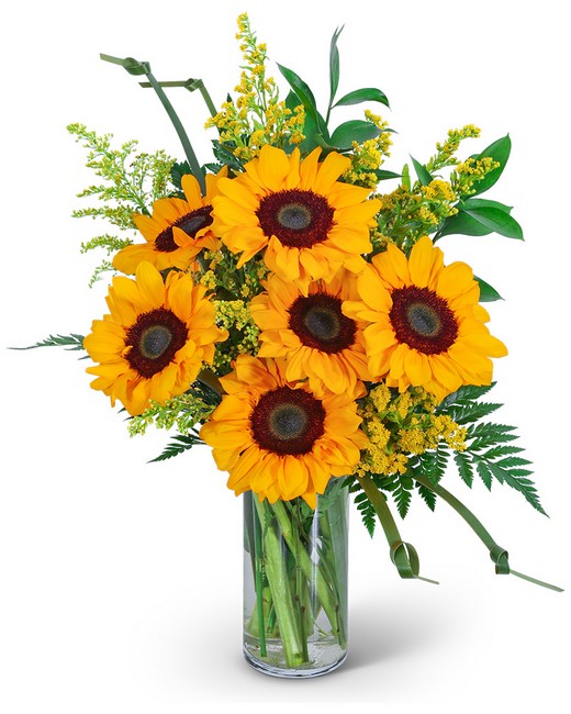 Sunflowers and Love Knots from Richardson's Flowers in Medford, NJ