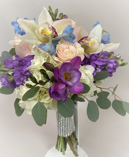 Mixed Pastel Clutch Bouquet from Richardson's Flowers in Medford, NJ