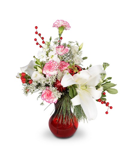 Merry, Berry Romance from Richardson's Flowers in Medford, NJ