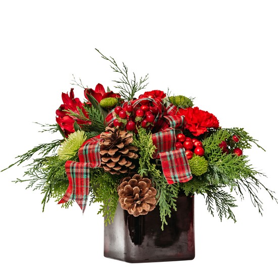 Winter Plaid from Richardson's Flowers in Medford, NJ