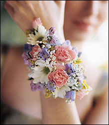 Spring Sensation Wristlet from Richardson's Flowers in Medford, NJ
