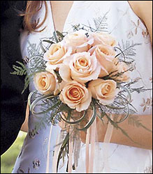 Peach Promise Bouquet from Richardson's Flowers in Medford, NJ