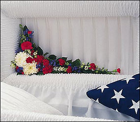 Patriotic Spirit Cluster from Richardson's Flowers in Medford, NJ