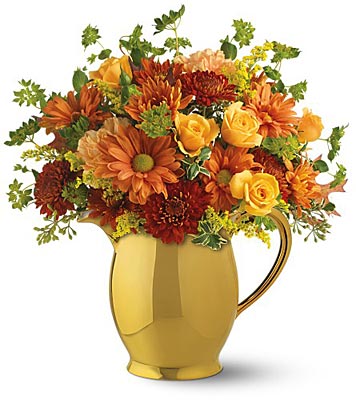 Golden Pitcher Bouquet  from Richardson's Flowers in Medford, NJ