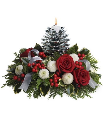 Silver Pinecone Bouquet from Richardson's Flowers in Medford, NJ