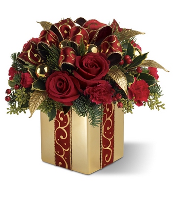 Holiday Gift Bouquet from Richardson's Flowers in Medford, NJ