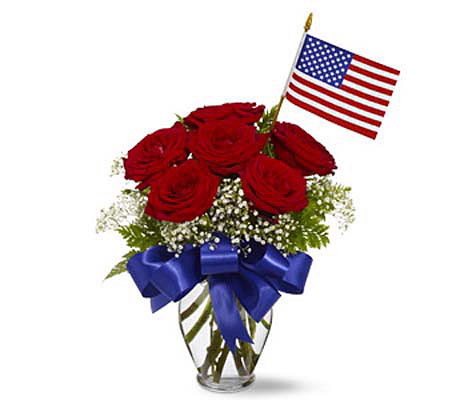 Star Spangled Roses from Richardson's Flowers in Medford, NJ