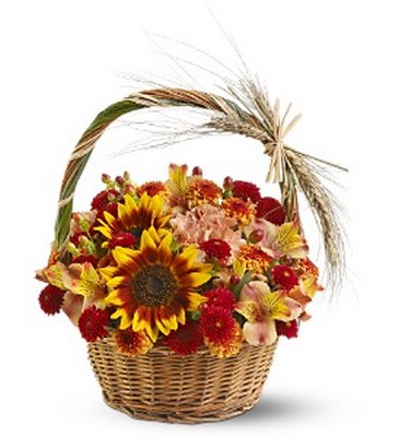 Harvest Basket from Richardson's Flowers in Medford, NJ