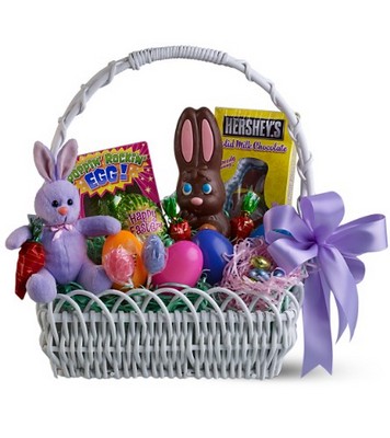 Sweet Bunny Basket from Richardson's Flowers in Medford, NJ