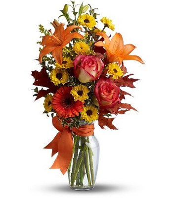 Burst of Autumn from Richardson's Flowers in Medford, NJ