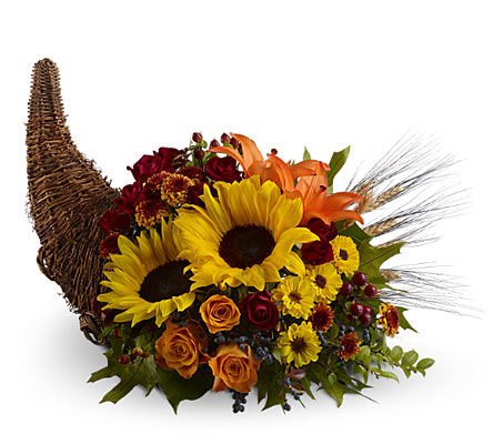 Heavenly Cornucopia from Richardson's Flowers in Medford, NJ