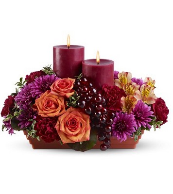 Bordeaux by Candlelight from Richardson's Flowers in Medford, NJ