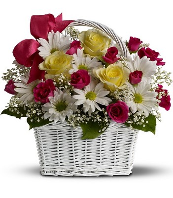 Daisy Dreams Basket from Richardson's Flowers in Medford, NJ