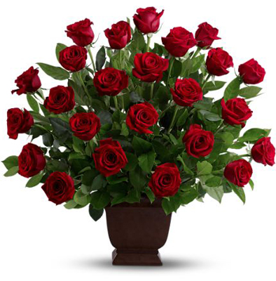 Teleflora's Rose Tribute from Richardson's Flowers in Medford, NJ