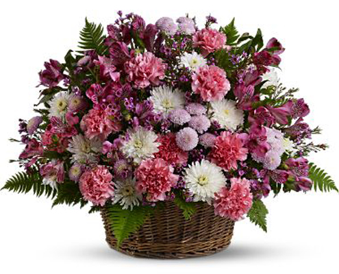 Garden Basket Blooms from Richardson's Flowers in Medford, NJ