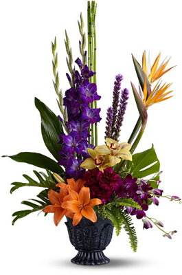   Teleflora's Paradise Blooms    from Richardson's Flowers in Medford, NJ