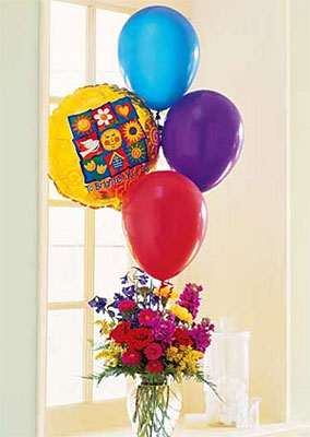 Balloons and a Boost from Richardson's Flowers in Medford, NJ