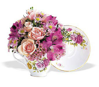 Teacup Remedy from Richardson's Flowers in Medford, NJ