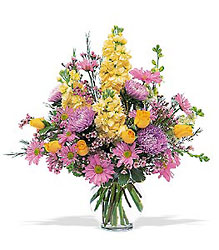 Yellow & Lavender Delight from Richardson's Flowers in Medford, NJ