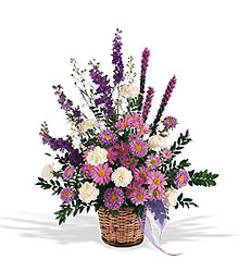 Lavender Reminder Basket from Richardson's Flowers in Medford, NJ