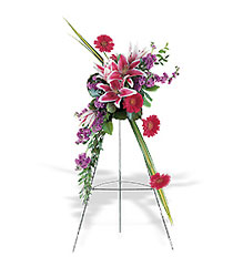 Stargazer Lily and Gerbera Spray from Richardson's Flowers in Medford, NJ
