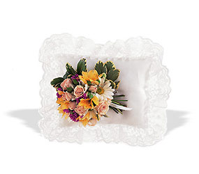 Spring Satin Pillow Cluster from Richardson's Flowers in Medford, NJ