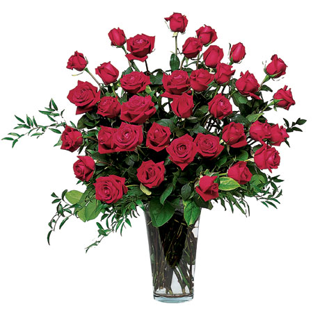 Three Dozen Red Roses from Richardson's Flowers in Medford, NJ