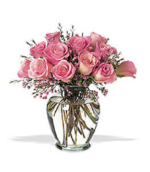 Pretty Pink Roses from Richardson's Flowers in Medford, NJ