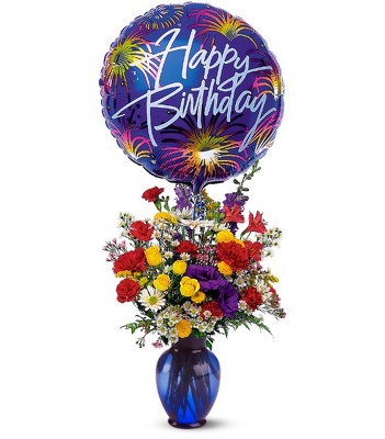 Birthday Fireworks from Richardson's Flowers in Medford, NJ