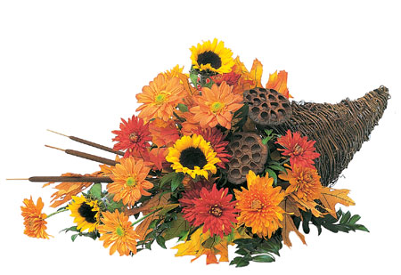 Captivating Cornucopia from Richardson's Flowers in Medford, NJ