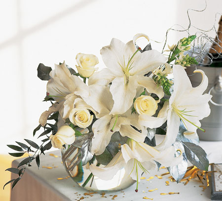New Year's Arrangement from Richardson's Flowers in Medford, NJ