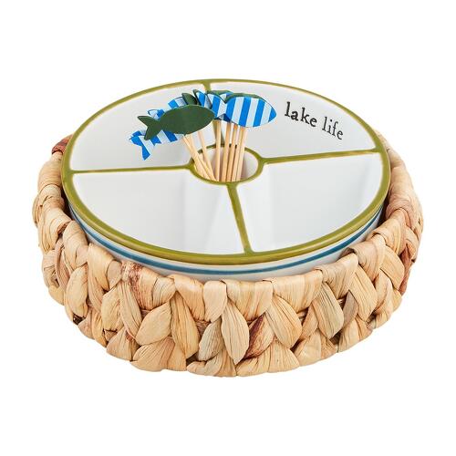 Lake Tidbit & Toothpick Set from Richardson's Flowers in Medford, NJ